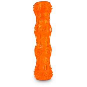 Orange Light Up Rubber Fetch Dog Toy-2