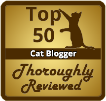 Sandy Robins, Voted Top Cat Blogger by Thoroughly Reviewed